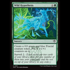 MTG Wild Hypothesis Secrets of Strixhaven sos#167