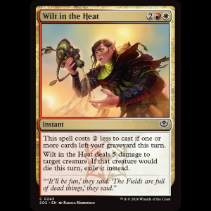 MTG Wilt in the Heat Secrets of Strixhaven sos#243