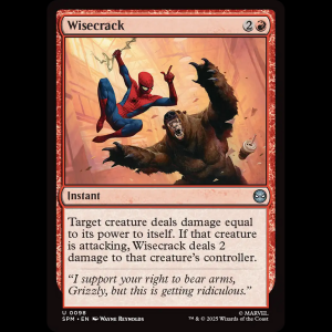 MTG Wisecrack Marvel's Spider-Man spm#98