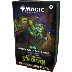 MTG Witherbloom Strixhaven Pestilence Commander Deck Ingles
