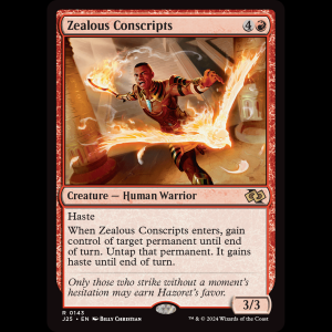 MTG Zealous Conscripts Foundations Jumpstart j25#143