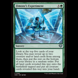 MTG Zimone's Experiment Secrets of Strixhaven sos#169