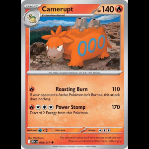 Pokemon TCG Camerupt - Ascended Heroes