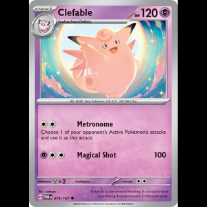 Pokemon TCG Clefable - Twilight Masquerade