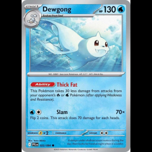 Pokemon TCG Dewgong - 022/094 - Phantasmal Flames