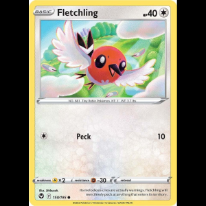 Pokemon TCG Fletchling - Silver Tempest