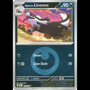 Pokemon TCG Galarian Linoone (Energy Symbol Pattern) - Ascended Heroes - Reverse Holofoil