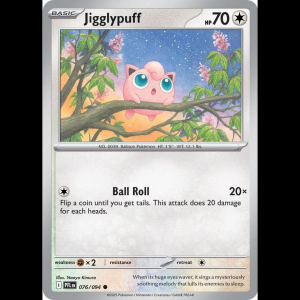 Pokemon TCG Jigglypuff - Phantasmal Flames - Reverse Holofoil