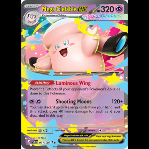 Pokemon TCG Mega Clefable ex - 031/088 - Perfect Order - Holofoil