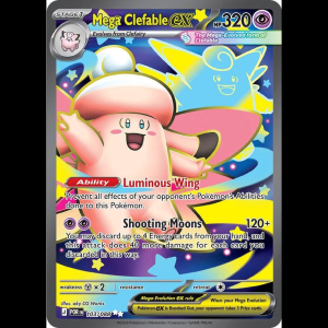 Pokemon TCG Mega Clefable ex - 103/088 - Perfect Order - Holofoil