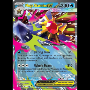 Pokemon TCG Mega Starmie ex - 021/088 - Perfect Order - Holofoil