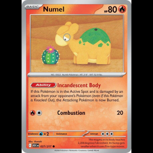 Pokemon TCG Numel - 027/217 - Ascended Heroes