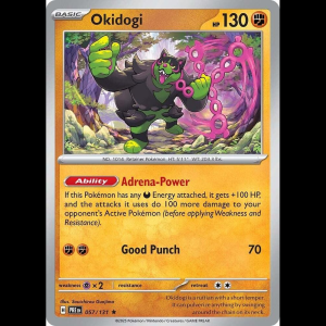 Pokemon TCG Okidogi - Prismatic Evolutions - Reverse Holofoil