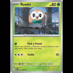 Pokemon TCG Rowlet - 010/088 - Perfect Order - Reverse Holofoil