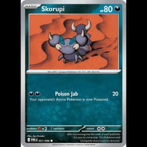 Pokemon TCG Skorupi - Perfect Order - Reverse Holofoil