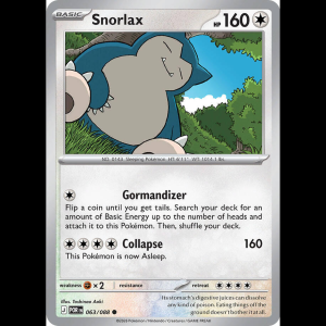 Pokemon TCG Snorlax - Perfect Order - Reverse Holofoil