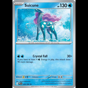 Pokemon TCG Suicune - Phantasmal Flames - Reverse Holofoil