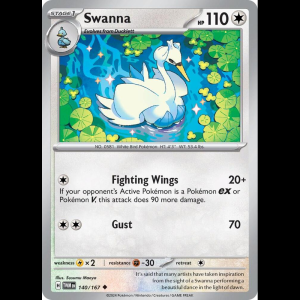 Pokemon TCG Swanna - Twilight Masquerade