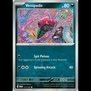 Pokemon TCG Venipede - Twilight Masquerade