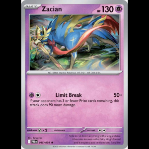 Pokemon TCG Zacian - 045/094 - Phantasmal Flames - Holofoil