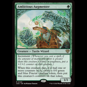 MTG Ambitious Augmenter Secrets of Strixhaven sos#140