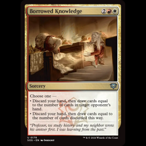 MTG Borrowed Knowledge Secrets of Strixhaven sos#178