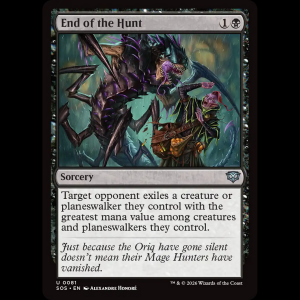 MTG End of the Hunt Secrets of Strixhaven sos#81