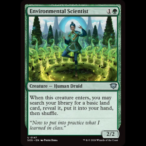 MTG Environmental Scientist Secrets of Strixhaven sos#147