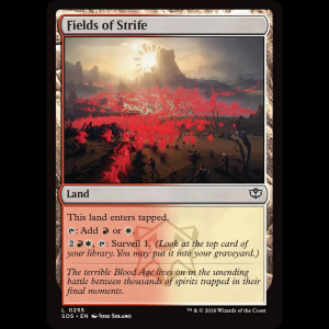 MTG  (Fields of Strife) Secrets of Strixhaven sos#255