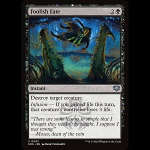 MTG Foolish Fate Secrets of Strixhaven sos#83