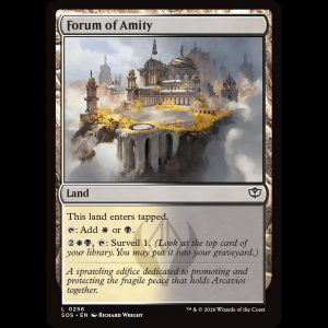 MTG  (Forum of Amity) Secrets of Strixhaven sos#256