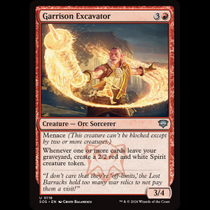 MTG Garrison Excavator Secrets of Strixhaven sos#116