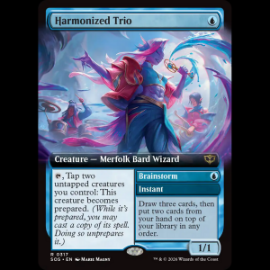MTG Harmonized Trio // Brainstorm Secrets of Strixhaven sos#317
