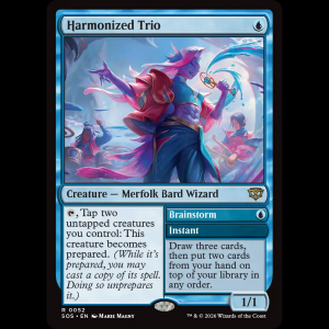 MTG Harmonized Trio // Brainstorm Secrets of Strixhaven sos#52