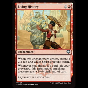 MTG Historia en vida (Living History) Secrets of Strixhaven sos#121