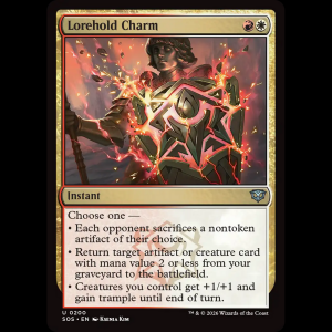 MTG Lorehold Charm Secrets of Strixhaven sos#200