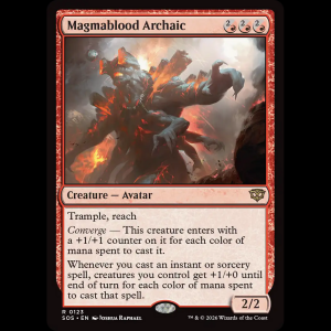 MTG Magmablood Archaic Secrets of Strixhaven sos#123