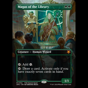 MTG Magus of the Library Special Guests spg#154