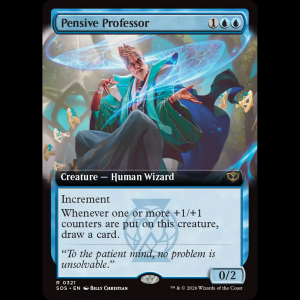 MTG Pensive Professor Secrets of Strixhaven sos#321