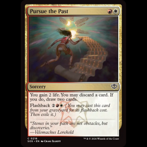 MTG Pursue the Past Secrets of Strixhaven sos#216