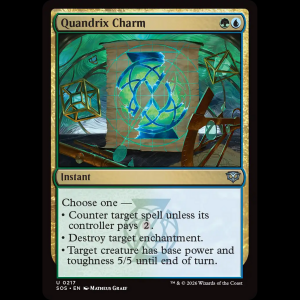 MTG Amuleto de Quándrix (Quandrix Charm) Secrets of Strixhaven sos#217