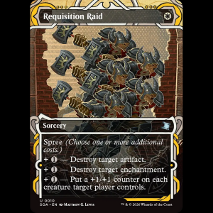 MTG Incursión de requisición (Requisition Raid) Secrets of Strixhaven Mystical Archive soa#10