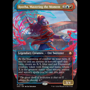 MTG Rootha, Mastering the Moment Secrets of Strixhaven Commander soc#8