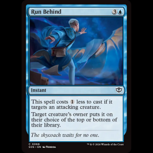 MTG Llegar tarde (Run Behind) Secrets of Strixhaven sos#66