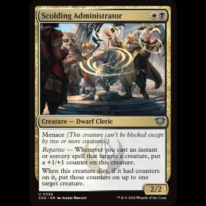 MTG Scolding Administrator Secrets of Strixhaven sos#224