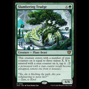 MTG Pantanosa durmiente (Slumbering Trudge) Secrets of Strixhaven sos#160