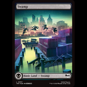 MTG Swamp Teenage Mutant Ninja Turtles tmt#307