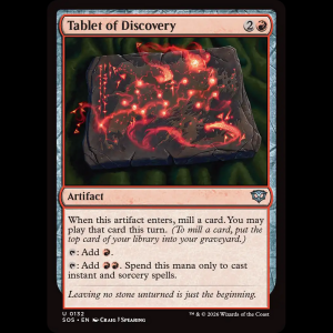 MTG Tablilla de descubrimiento (Tablet of Discovery) Secrets of Strixhaven sos#132