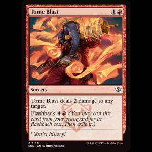 MTG Descarga de tomos (Tome Blast) Secrets of Strixhaven sos#135