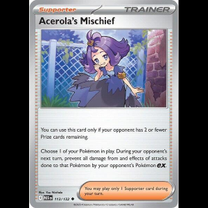 Pokemon TCG Acerola's Mischief - 113/132 - Mega Evolution - Reverse Holofoil
